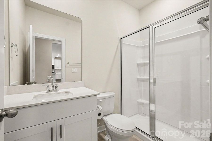 Furnished interior view inside a new home in Shepherds Landing, Mooresville (Image 9).