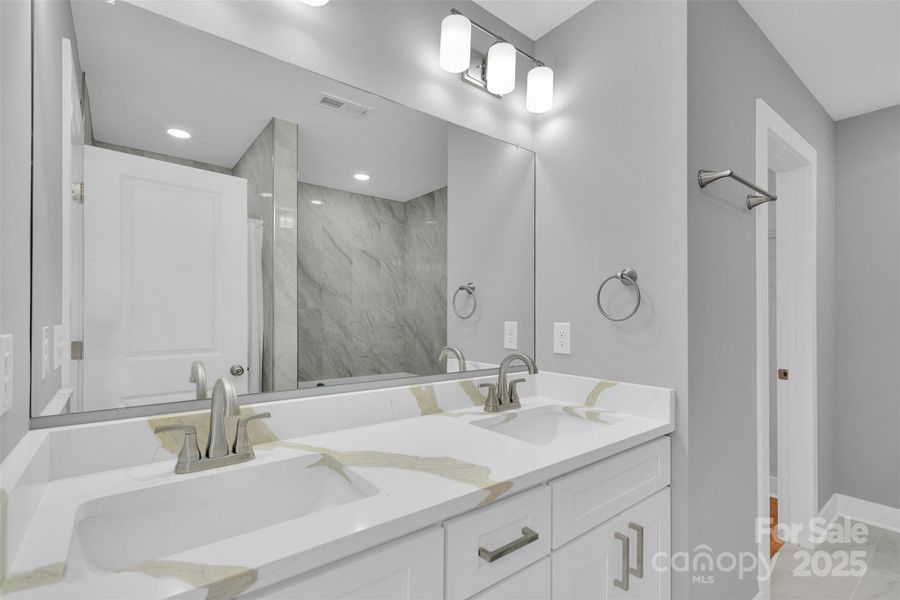 Furnished interior view inside a new home in , Charlotte (Image 12).