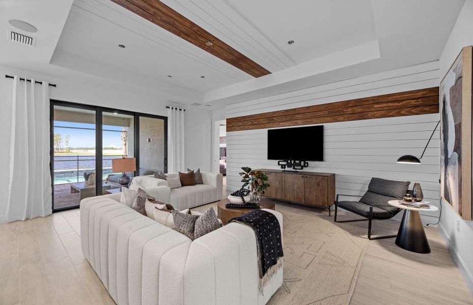 Gathering room with plenty of space to entertain