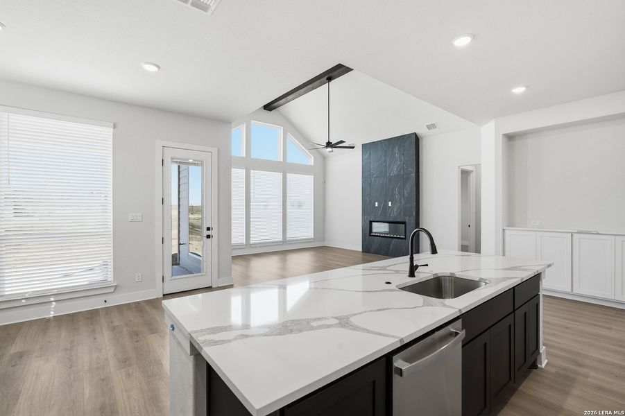 Furnished interior view inside a new home in Sienna Lakes, San Antonio (Image 16).