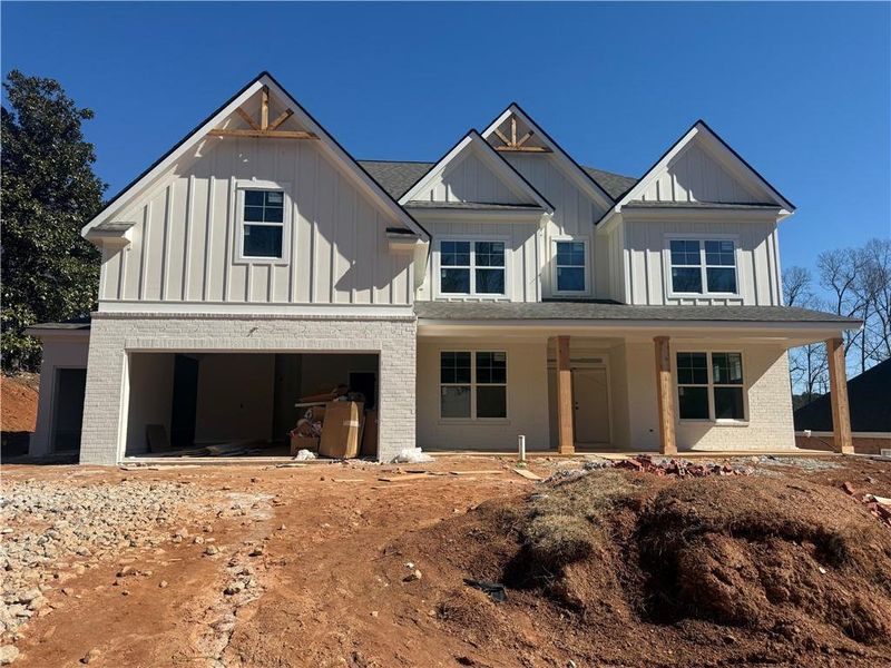 In-progress construction of a new home in , Gainesville, GA (Image 48).