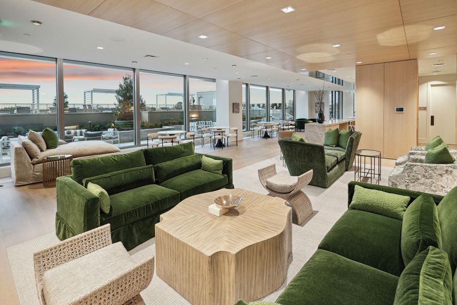 You'll always have space to stretch out and relax in the beautifully designed resident's lounge. You'll always have space to stretch out and relax in the beautifully designed resident's lounge.