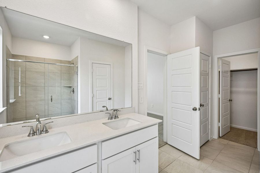 Furnished interior view inside a new home in Riviera Pines - Premier Series, Huffman (Image 6).