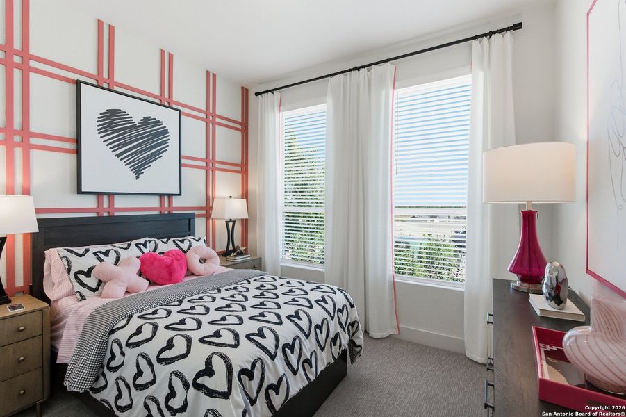 Furnished interior view inside a new home in Prominence, San Antonio (Image 16).