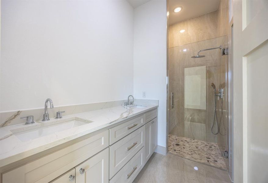 Furnished interior view inside a new home in , Fort Worth (Image 12).