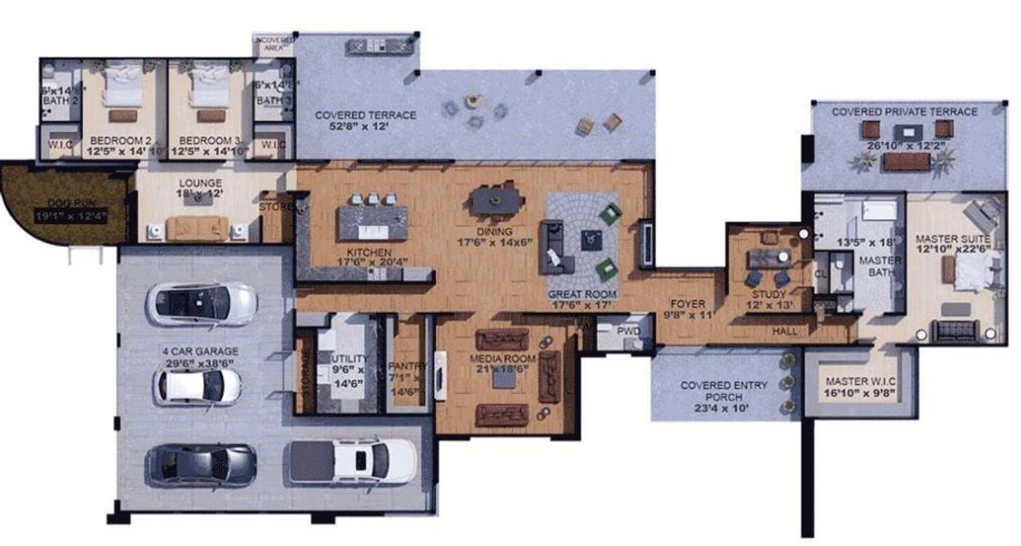 2D floor plan layout of this home in , Fort Worth, TX (Image 1). 2D floor plan layout of this home in , Fort Worth, TX (Image 1).