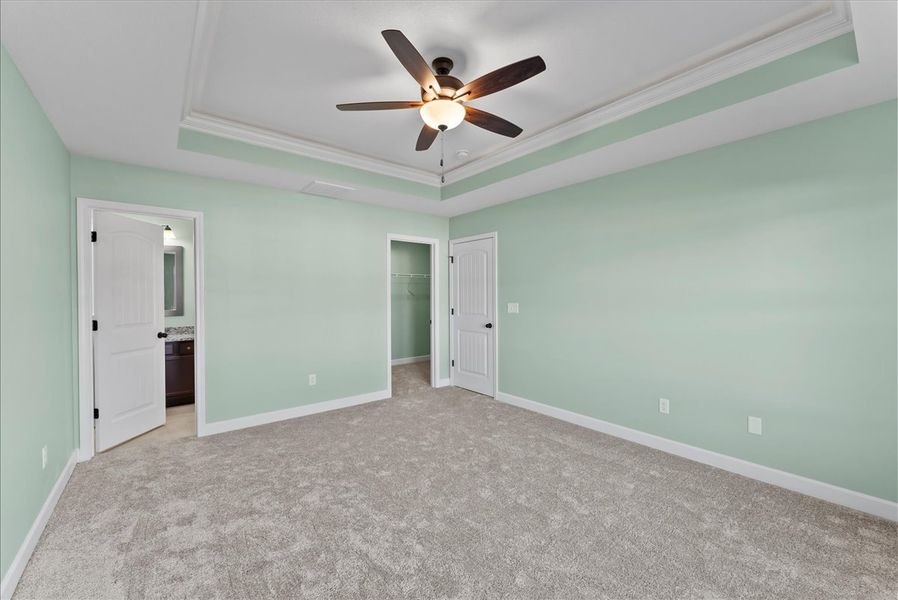 Representative unfurnished interior of a home built from the Rozlynn by Enchanted Homes in Guadalupe Heights, Seguin (Image 32).