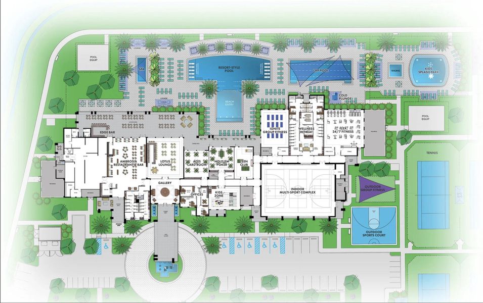 Lotus Edge Amenity Map