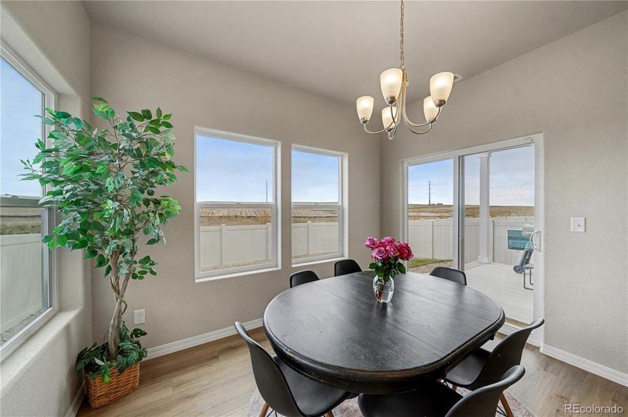 Furnished interior view inside a new home in , Colorado Springs (Image 12).