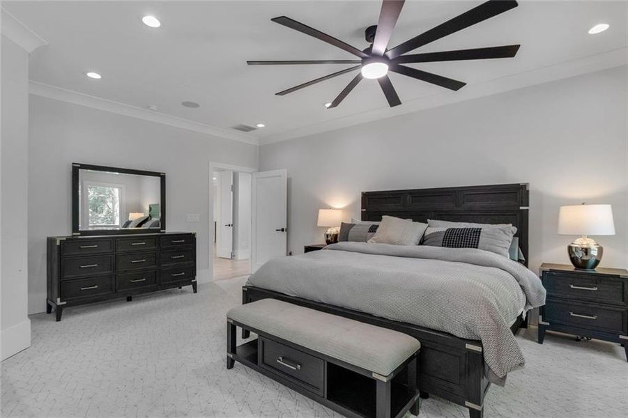 Furnished interior view inside a new home in , Roswell (Image 19).