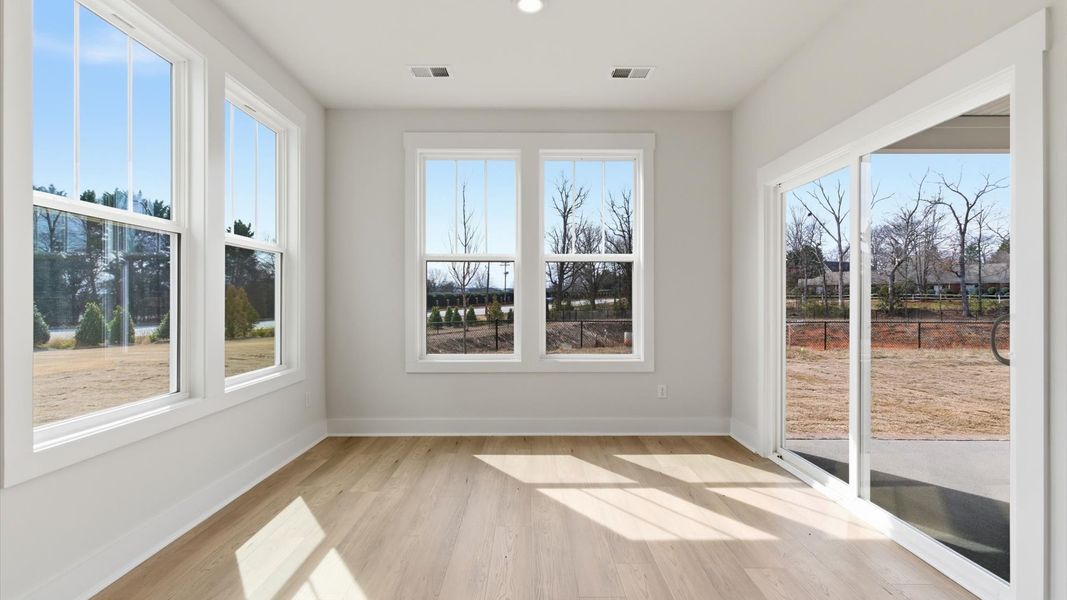 Furnished interior view inside a new home in Pelham Crossing, Greenville (Image 18).