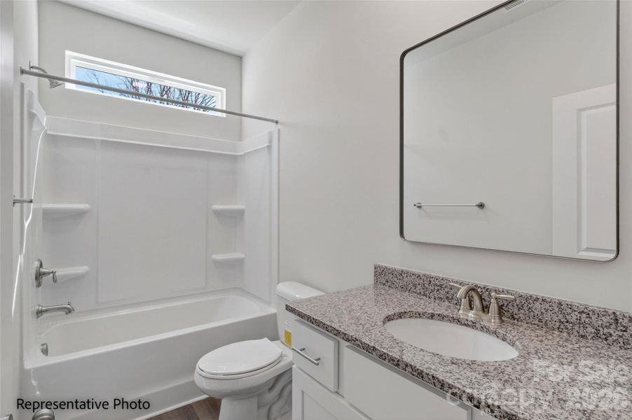 Representative Photo. Secondary Bath
