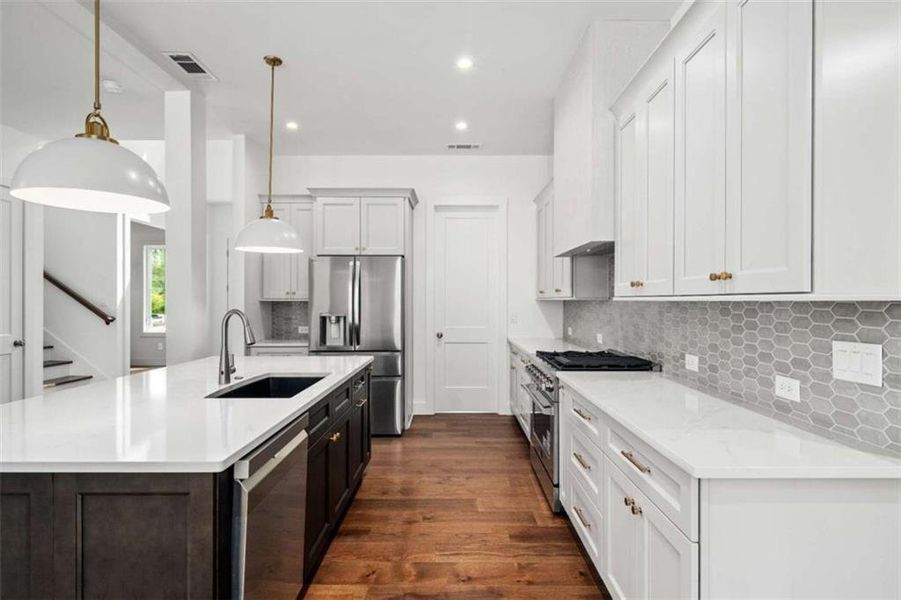 Furnished interior view inside a new home in , Maysville (Image 8).