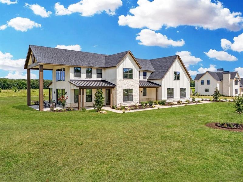 Front exterior of a new home in , Wills Point, TX, highlighting curb appeal (Image 2). Front exterior of a new home in , Wills Point, TX, highlighting curb appeal (Image 2).