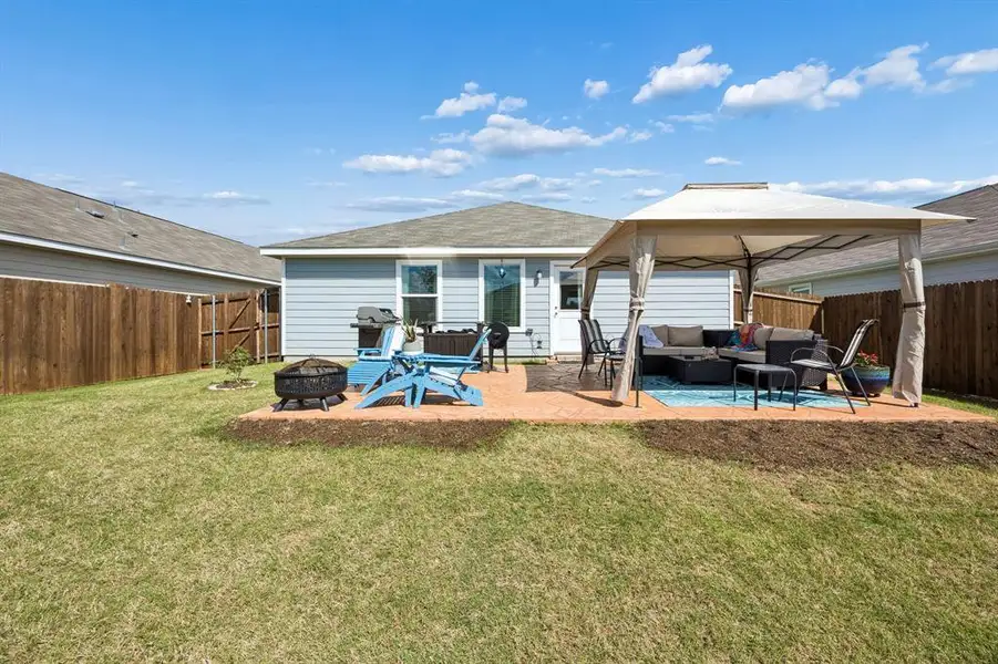 Exterior details and patio area of a home in , McKinney (Image 22). Exterior details and patio area of a home in , McKinney (Image 22).