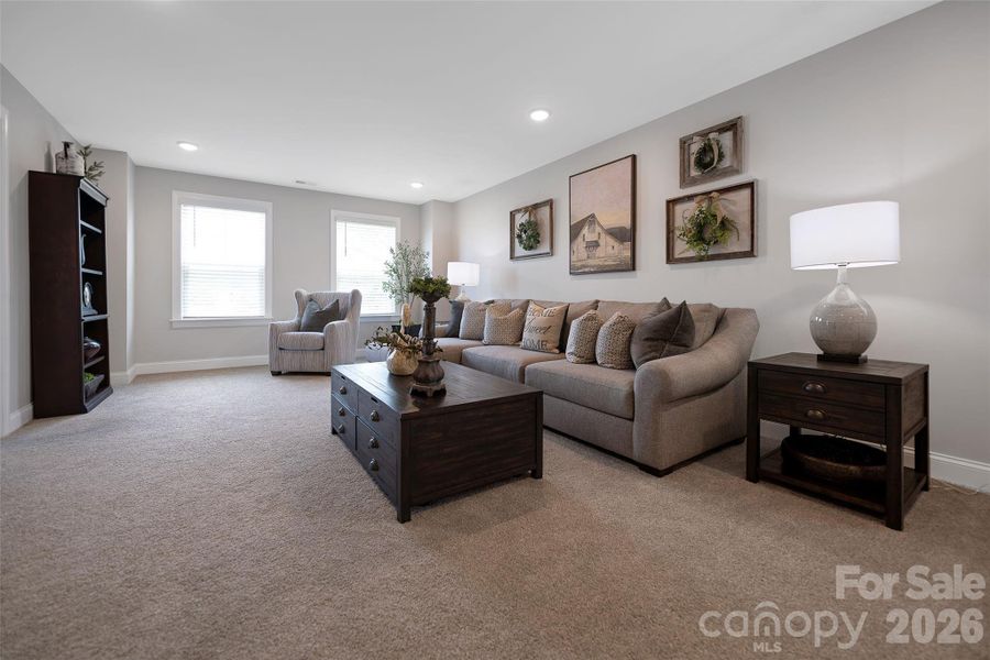 Furnished interior view inside a new home in , Clover (Image 16).