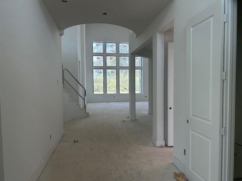 Entry of home looking into the family room.