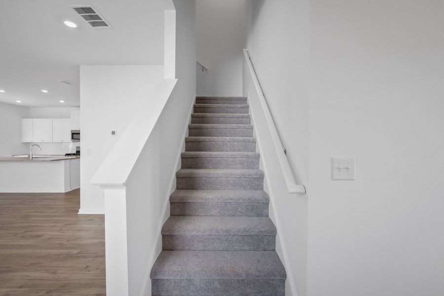 Representative furnished interior of a home built from the Jefferson by Taylor Morrison in Heritage River, Euharlee (Image 9).