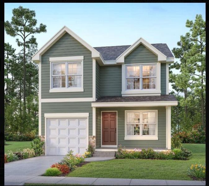 Front exterior of a new home in , Orangeburg, SC, highlighting curb appeal (Image 1). Front exterior of a new home in , Orangeburg, SC, highlighting curb appeal (Image 1).
