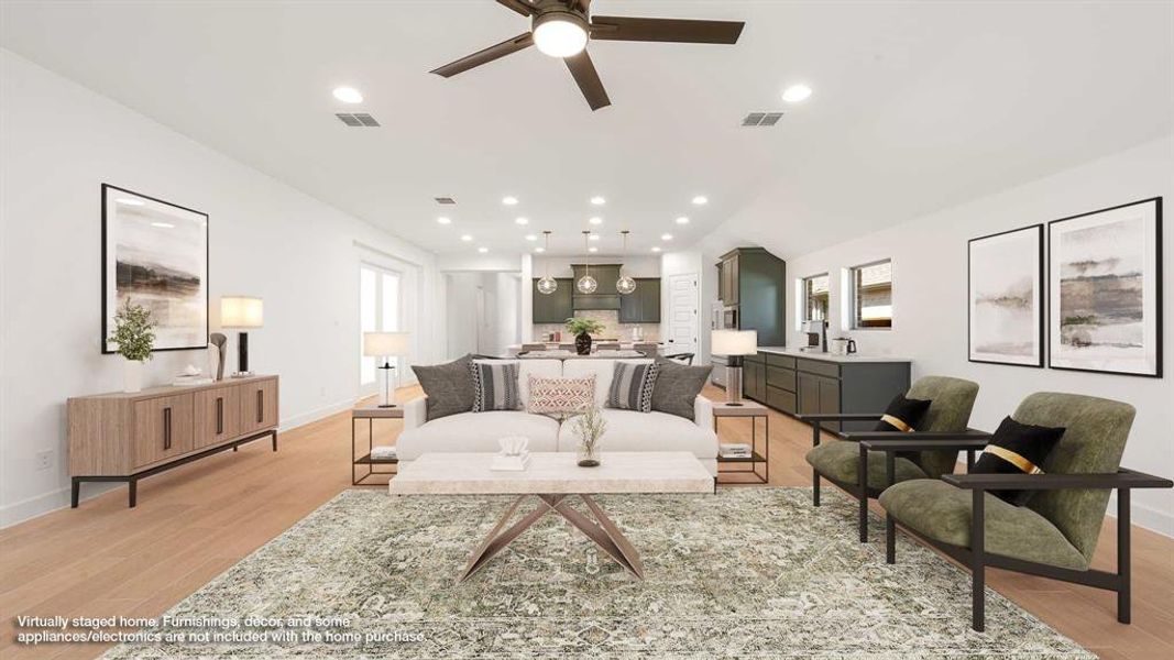 Furnished interior view inside a new home in Cambridge Crossing, Celina (Image 5).