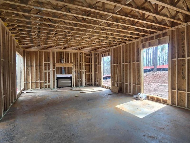 In-progress construction of a new home in Aster, Roswell, GA (Image 43).