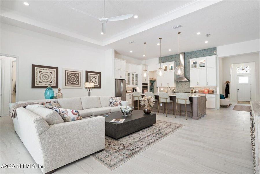 Furnished interior view inside a new home in , Ponte Vedra (Image 28).