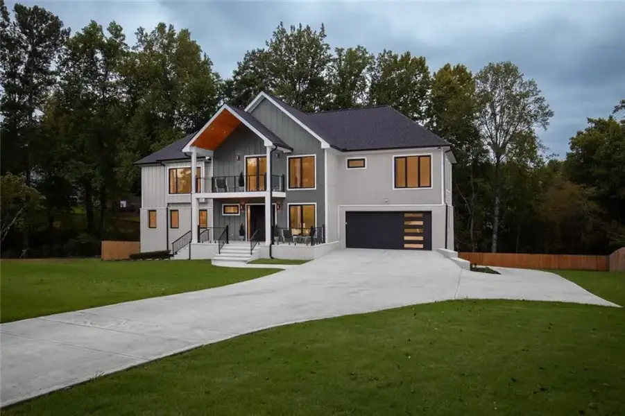 Front exterior of a new home in , Marietta, GA, highlighting curb appeal (Image 2).