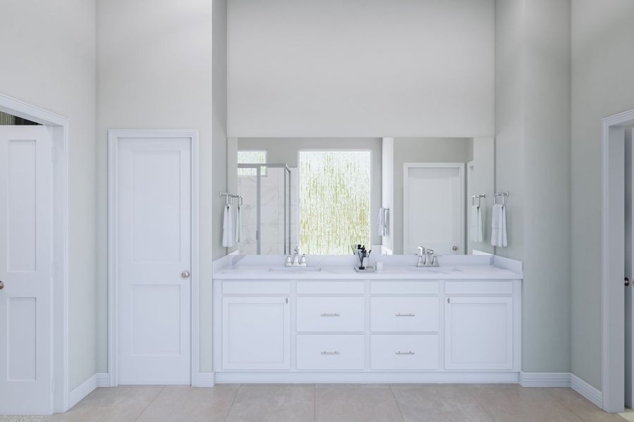 Representative furnished interior of a home built from the Verdin by Tri Pointe Homes in Oakhill Reserve, Tomball (Image 12).