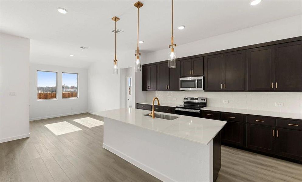 Open Kitchen-Dining Room Representative Photo