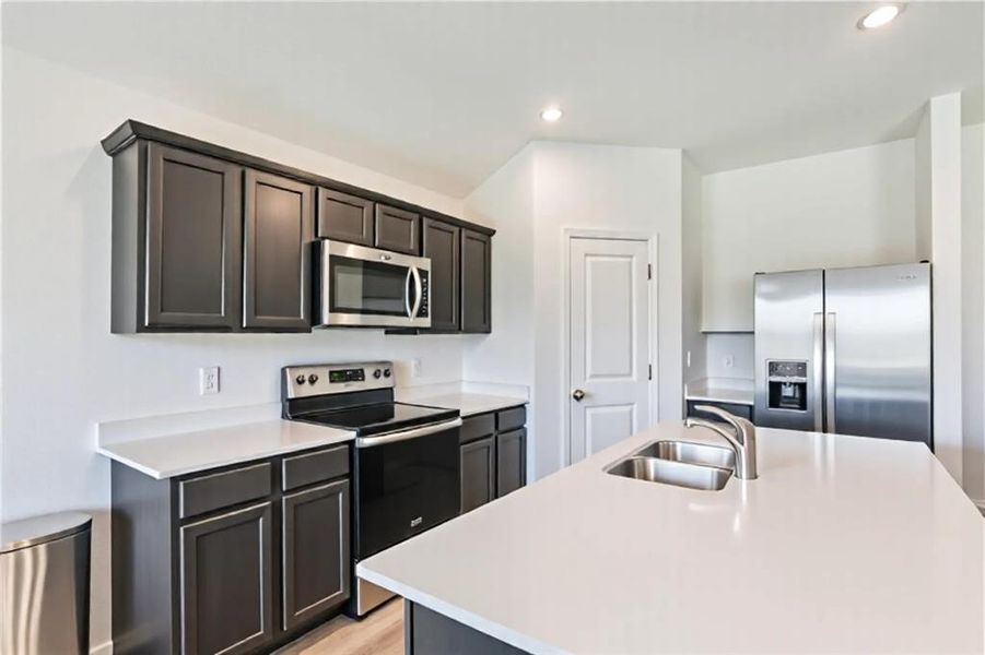 Furnished interior view inside a new home in , Princeton (Image 3).