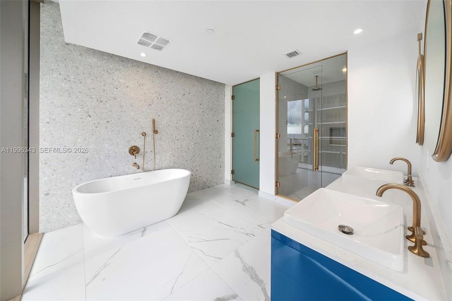 Furnished interior view inside a new home in Mr. C Residences, Miami (Image 50).