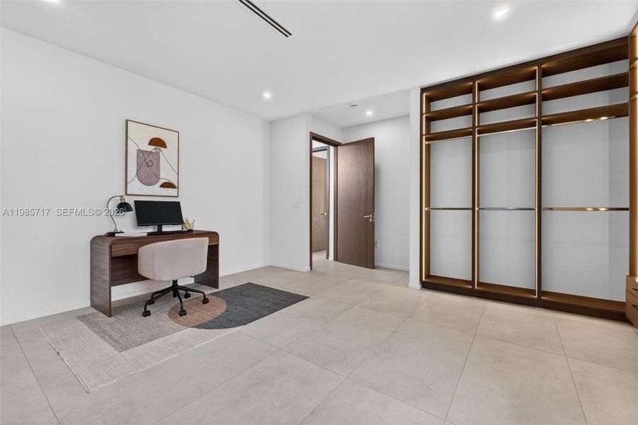 Furnished interior view inside a new home in , Miami (Image 59).