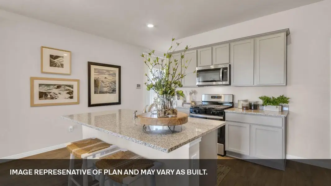 Furnished interior view inside a new home in Southgrove, Kyle (Image 12).