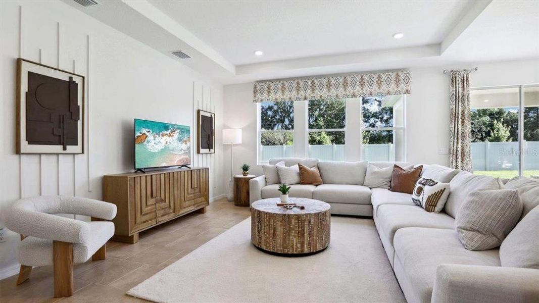 Furnished interior view inside a new home in , Wesley Chapel (Image 12).