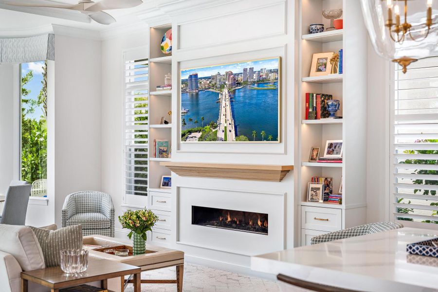 Custom cabinetry and walls