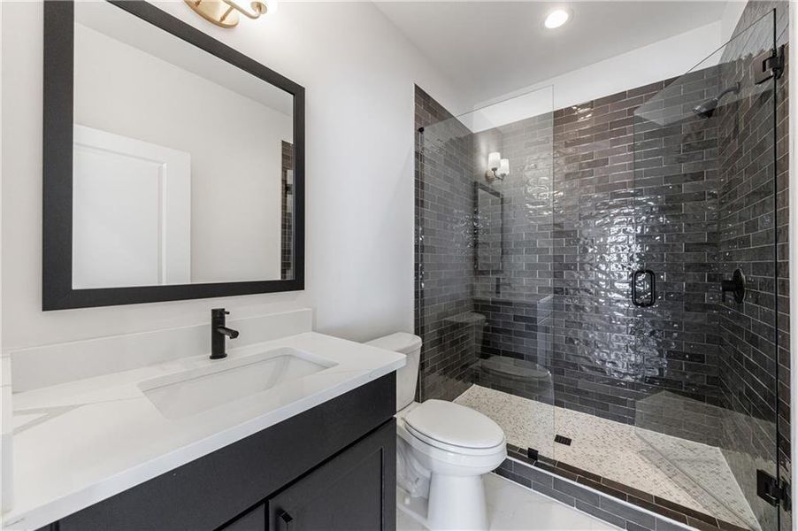 Furnished interior view inside a new home in , Alpharetta (Image 44).