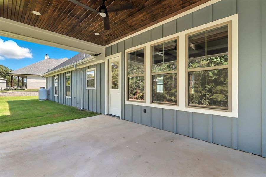Exterior details and patio area of a home in , Lindale (Image 21). Exterior details and patio area of a home in , Lindale (Image 21).