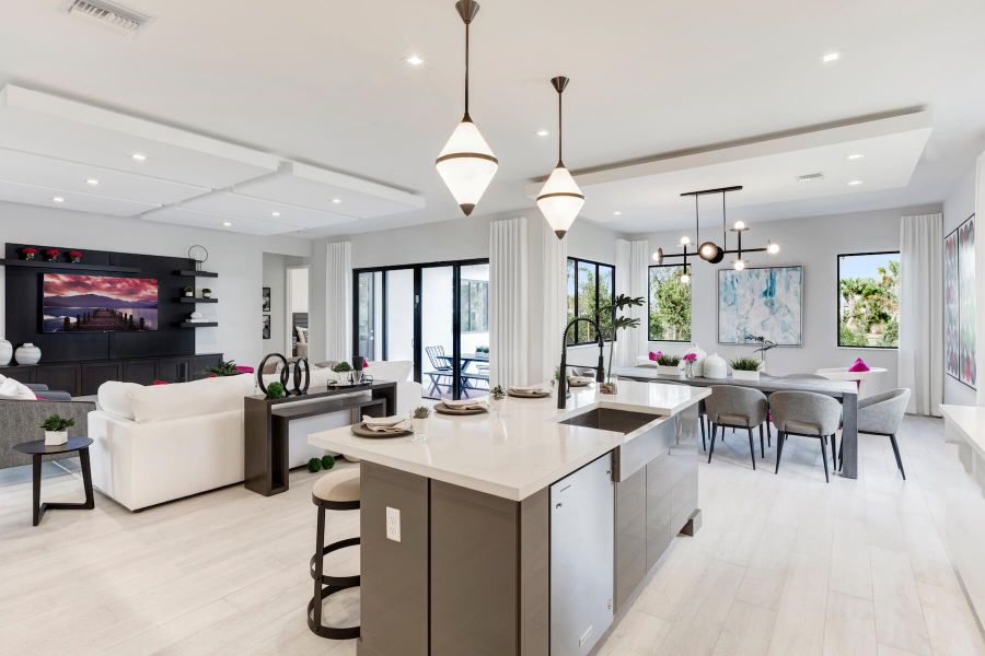 Representative furnished interior of a home built from the Inlet by CC Homes in Maple Ridge, Ave Maria (Image 9).