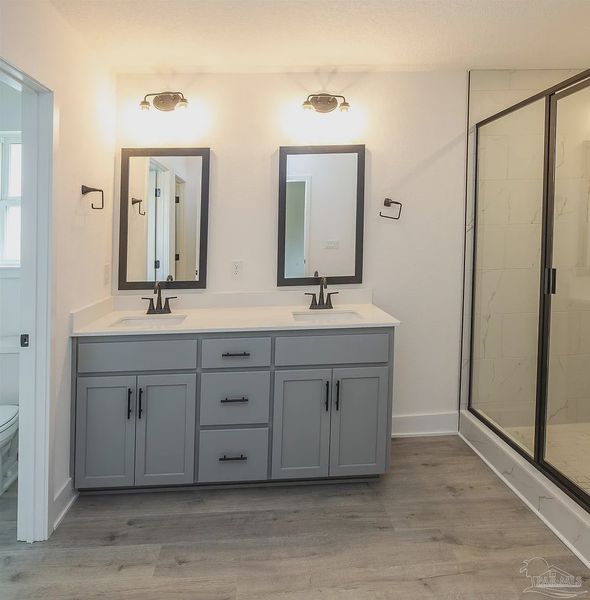 Furnished interior view inside a new home in Parkland Place, Pace (Image 8).
