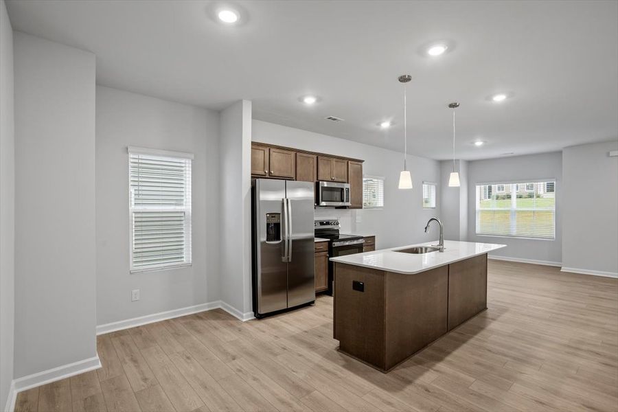 Furnished interior view inside a new home in Renaissance at White Oak, Garner (Image 12).