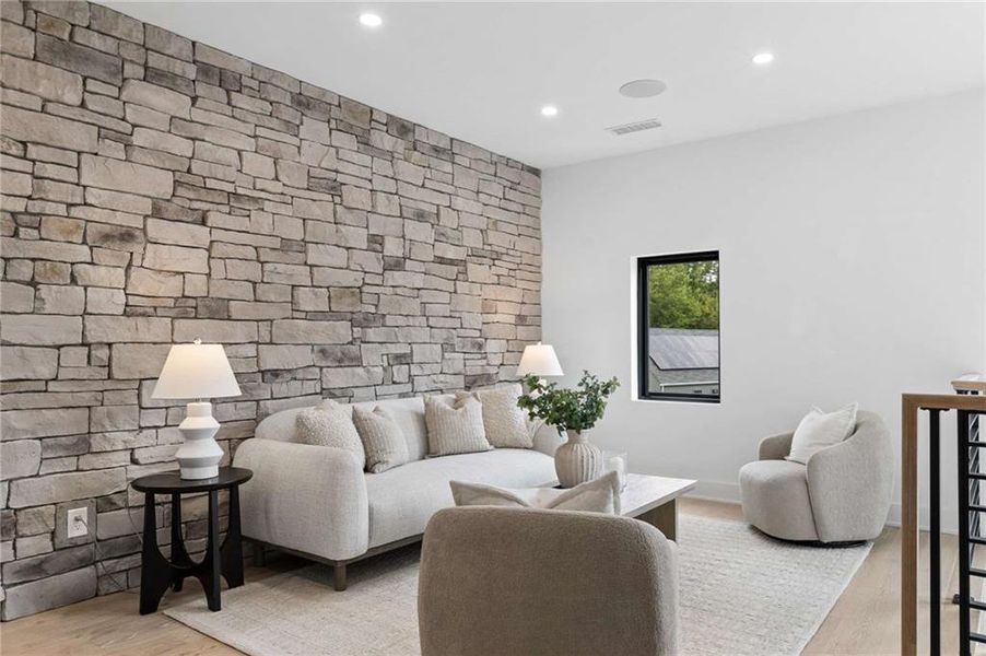 Furnished interior view inside a new home in , Roswell (Image 11).