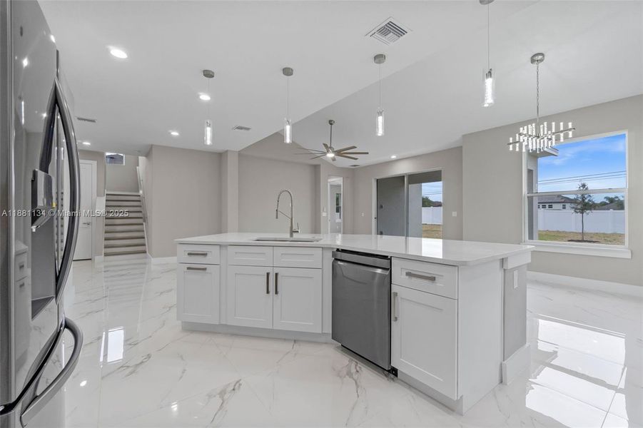 Furnished interior view inside a new home in , St. Cloud (Image 5).