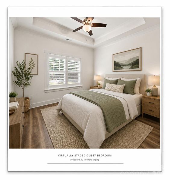guest room / bedroom 2 staged guest room / bedroom 2 staged