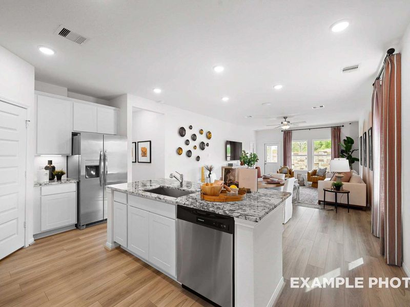 Representative furnished interior of a home built from the The Sabine F by Davidson Homes LLC in Robins Landing, Houston (Image 13). Representative furnished interior of a home built from the The Sabine F by Davidson Homes LLC in Robins Landing, Houston (Image 13).