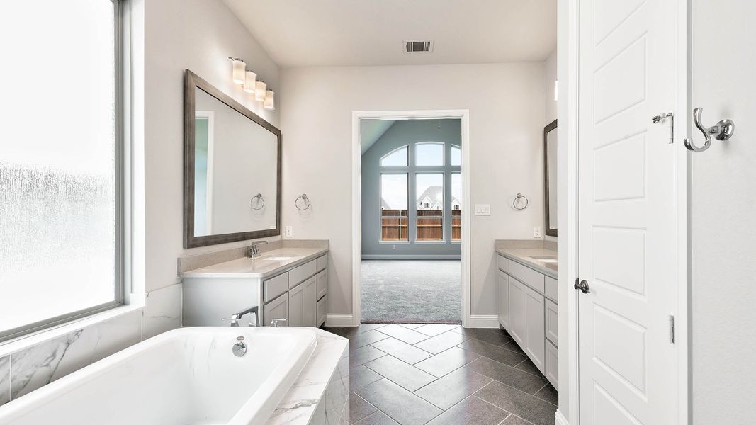 Representative furnished interior of a home built from the 531A by Britton Homes in StarView, Prosper (Image 6).