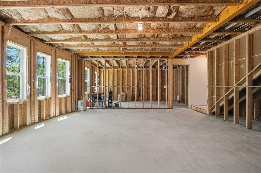 In-progress construction of a new home in , Newnan, GA (Image 73).