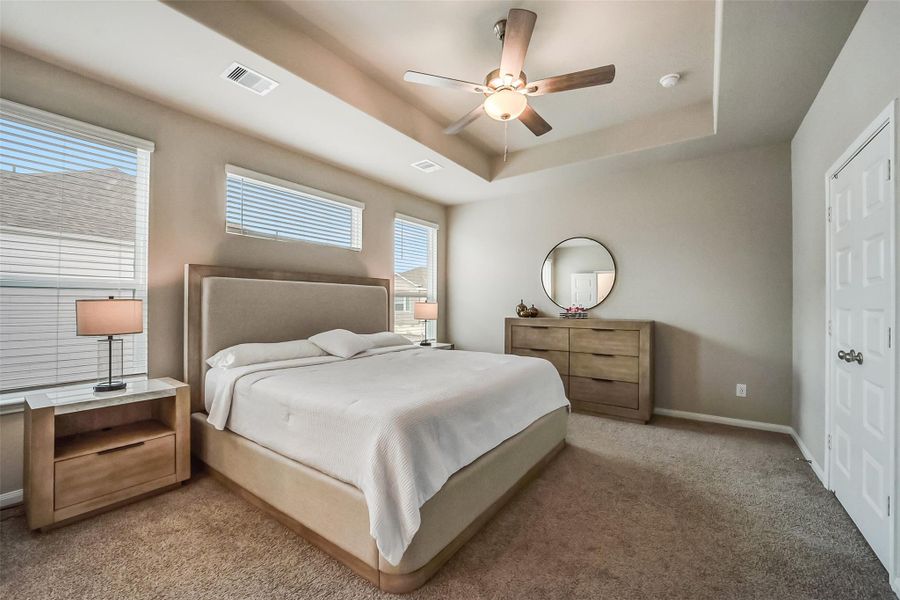 Furnished interior view inside a new home in , Houston (Image 30).