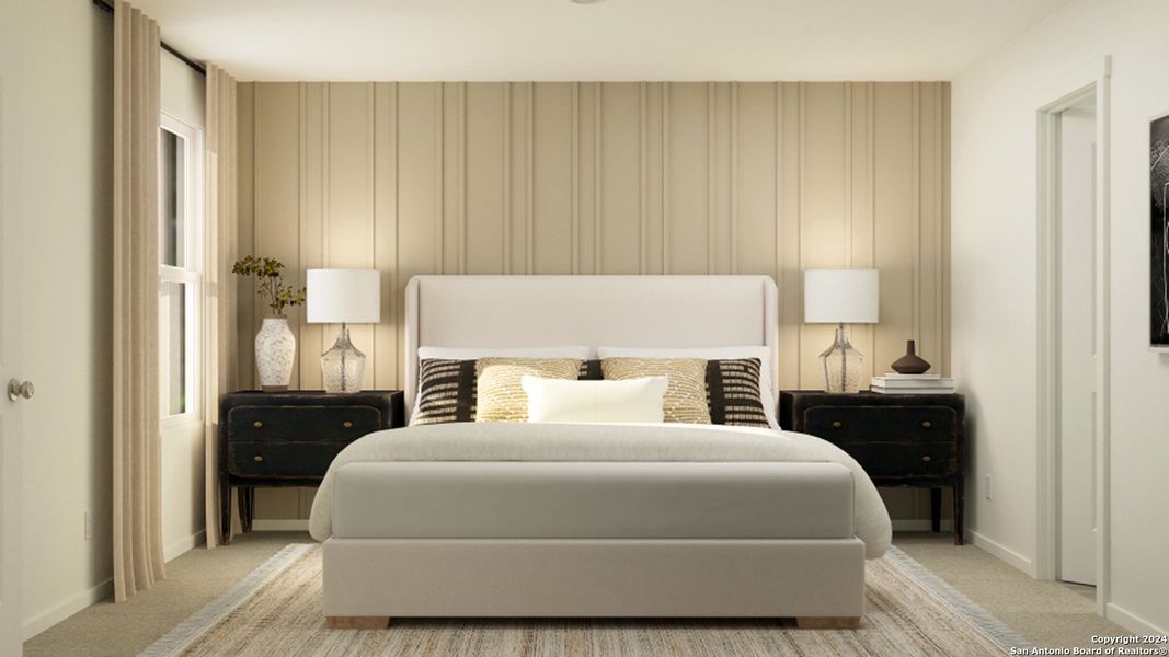 Furnished interior view inside a new home in Navarro Ranch, Seguin (Image 5).