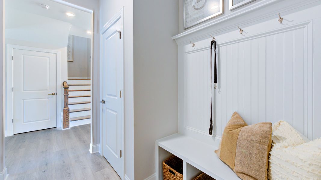 Furnished interior view inside a new home in Hidden Creek, Cary (Image 17).