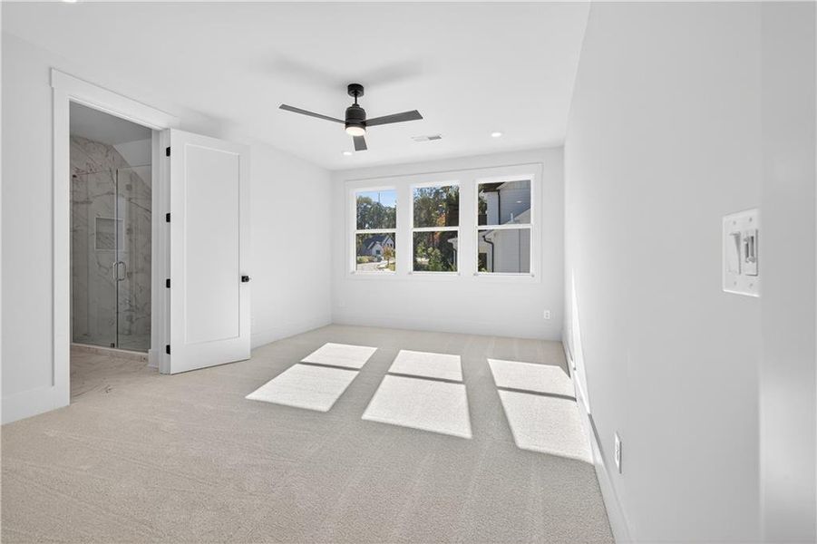 Spacious, unfurnished interior of a new home in Town Farms, Peachtree Corners (Image 57).